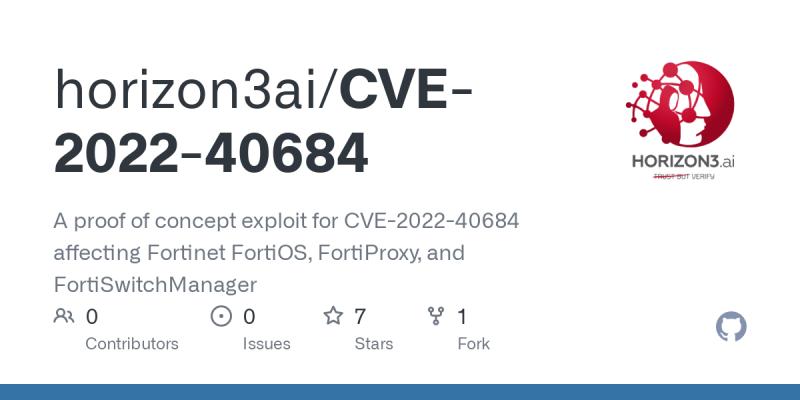 FortiOS / FortiProxy / FortiSwitchManager – Authentication bypass on administrative interface