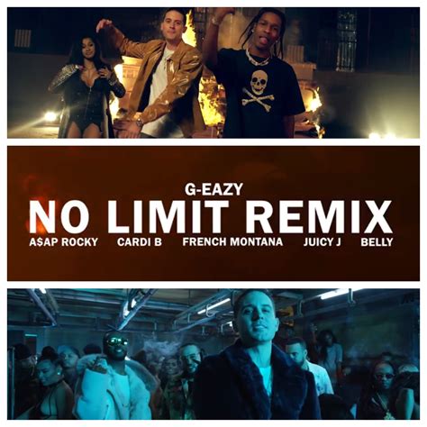 G-Eazy – No Limit REMIX ft. A$AP Rocky, Cardi B, French Montana, Juicy J, Belly